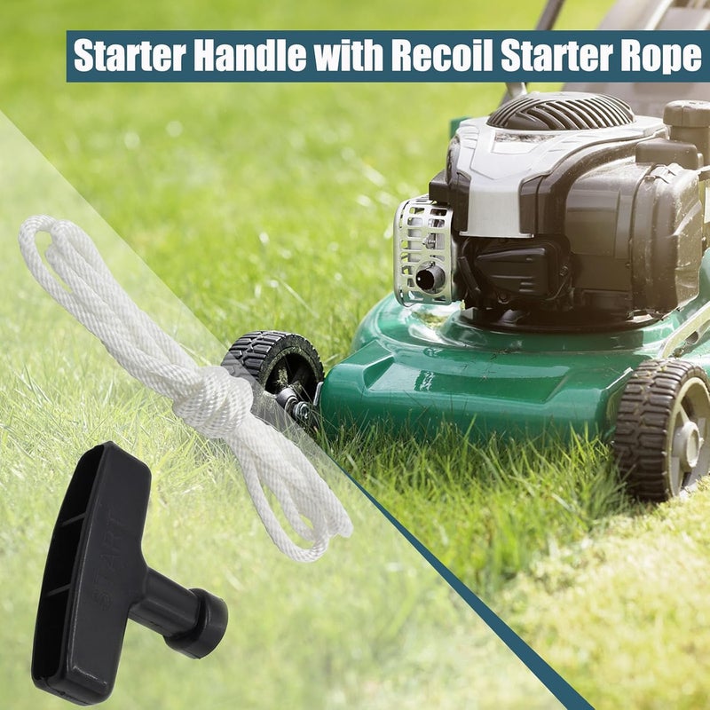 Rierdge 2 Set 4ft Pull Cord Rope for GX200 GX120 GX240 GX270 Champion Generator, Pull Cord with Recoil Starter Handle - Image 5